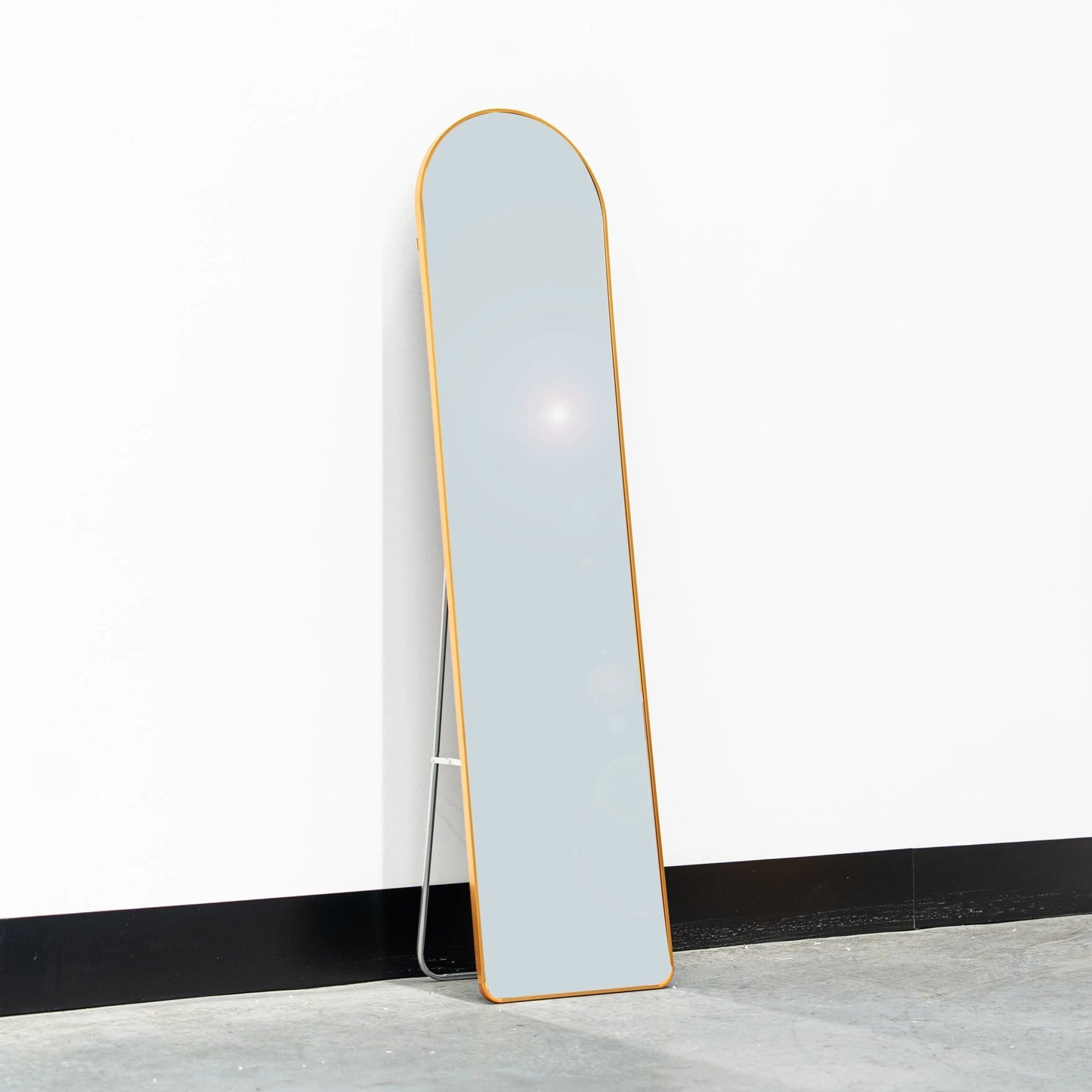 Arch Aluminum Alloy Full Length Mirror Full View - Mirror Shop