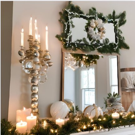 Holiday Decorating with Mirrors: Festive and Reflective - Mirror Shop