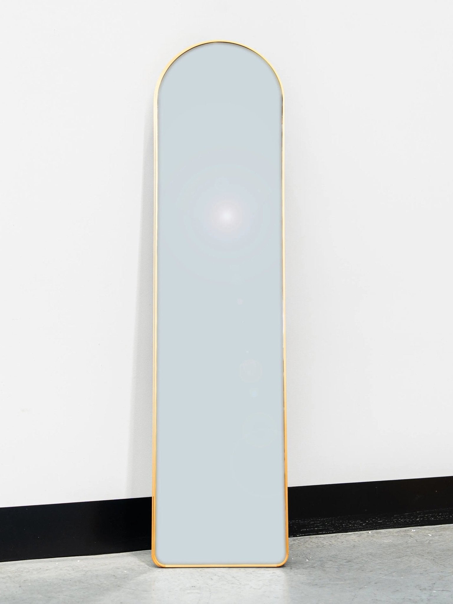 Arch Aluminum Alloy Full Length Mirror Full View - Mirror Shop