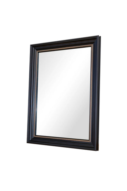 Carbon Black Mirror Vintage Glamour Wall Mirror - Mirror Shop