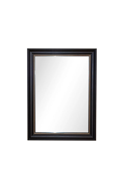 Carbon Black Mirror Vintage Glamour Wall Mirror - Mirror Shop