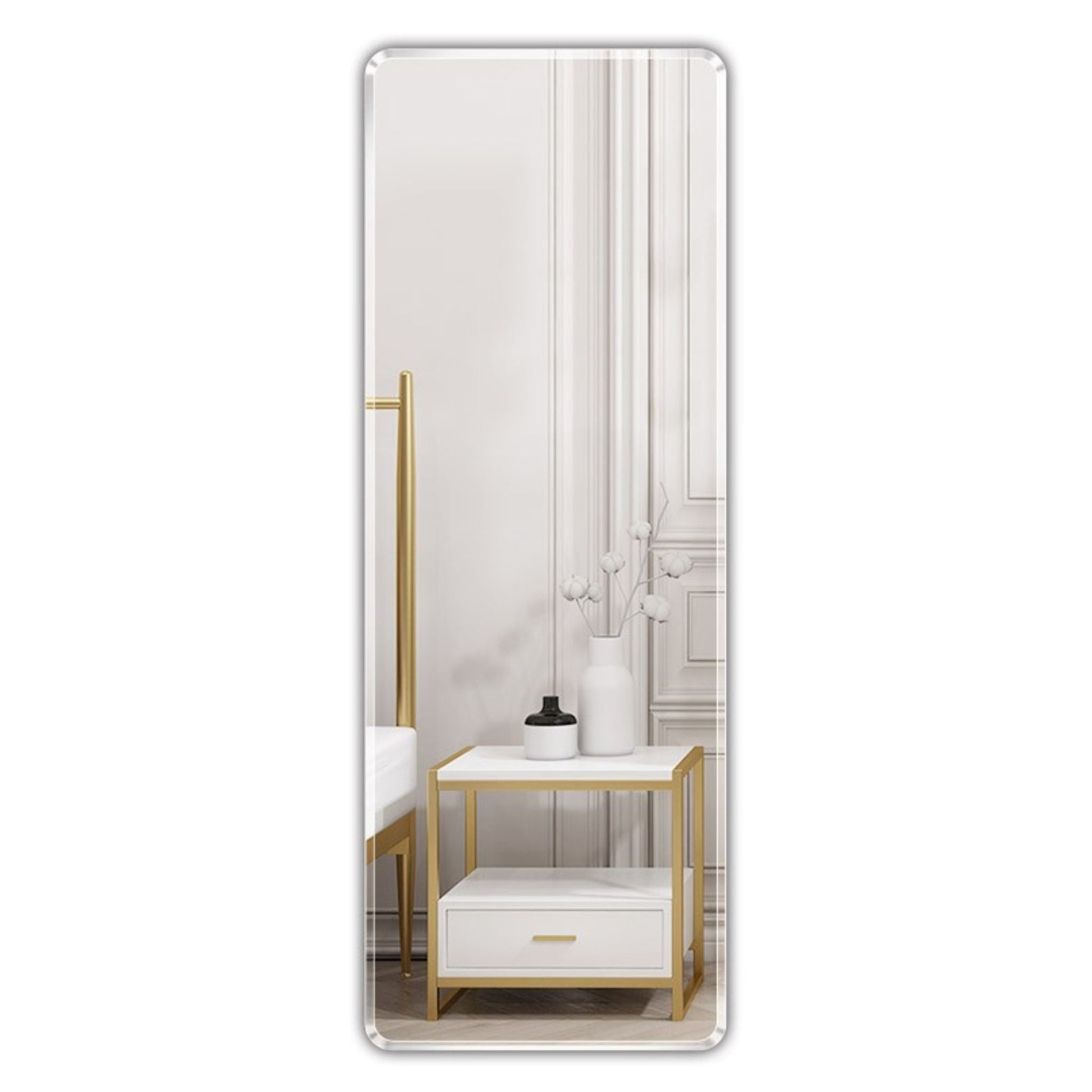 Frameless Full Length Mirror Full View - Mirror Shop