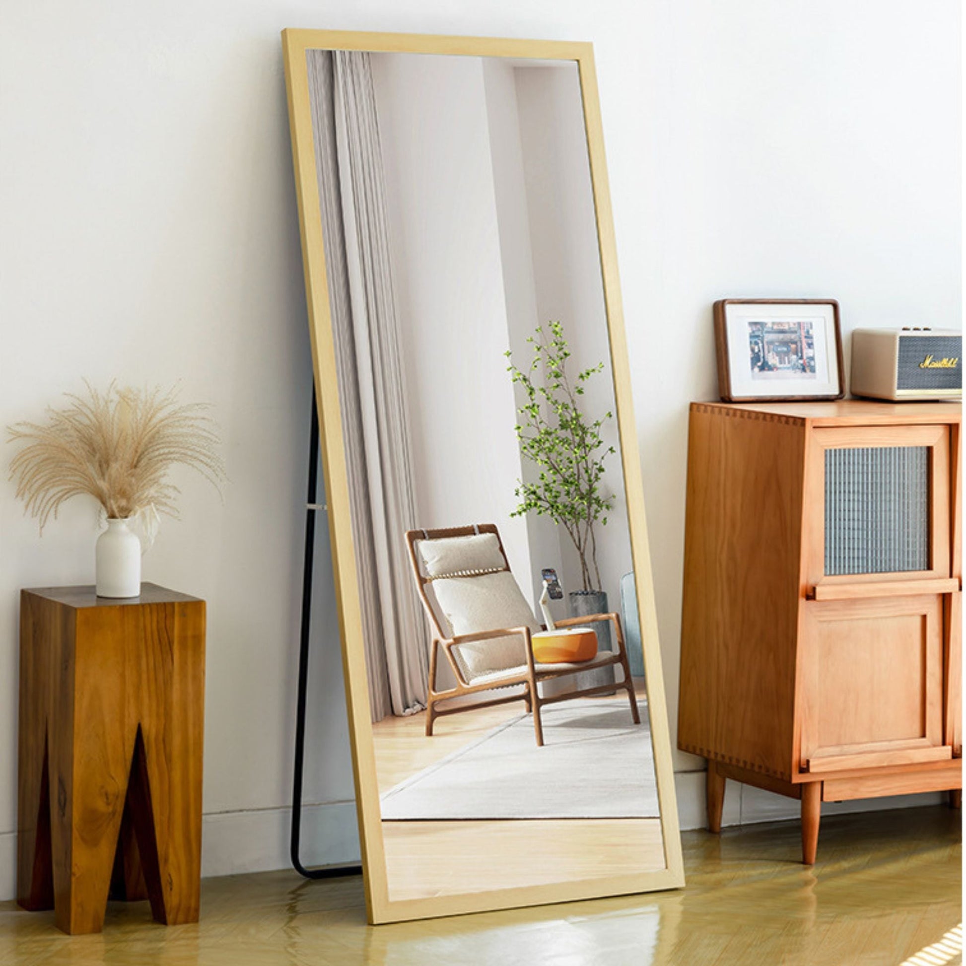 PS Full Length Mirror Full View Gold - Mirror Shop